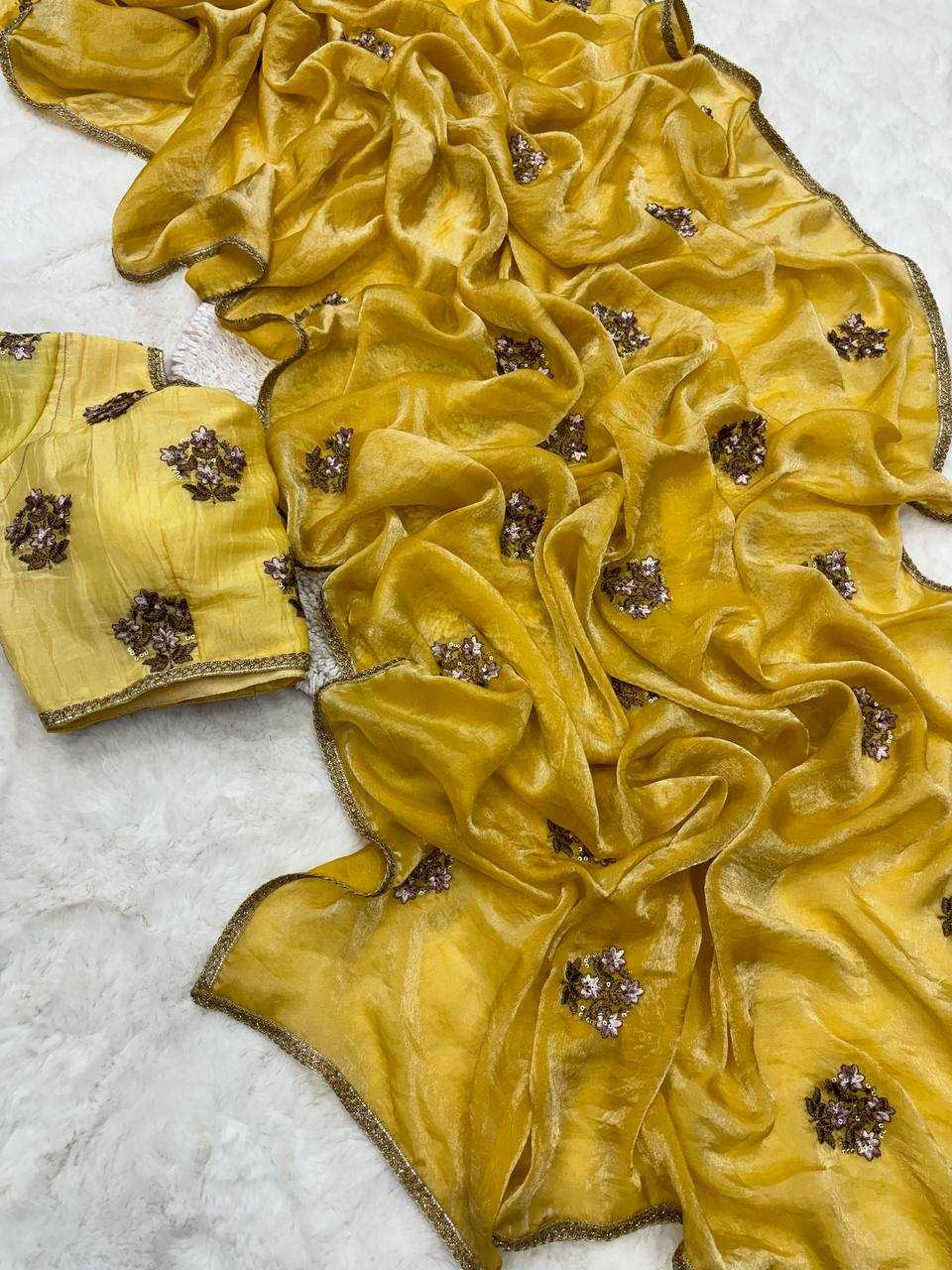 YNF SOFT SILK PTF 01 SAREES WHOLESALE DESIGNER PARTY WEAR FANCY SAREES MANUFACTURER